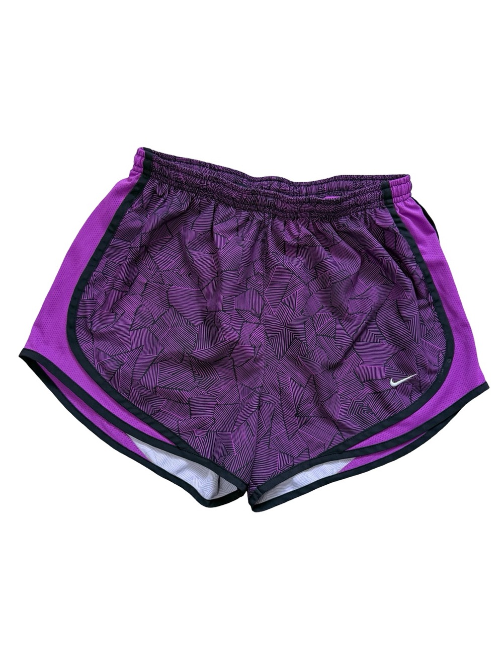 Nike Women’s Purple Athletic Shorts with Black Trim